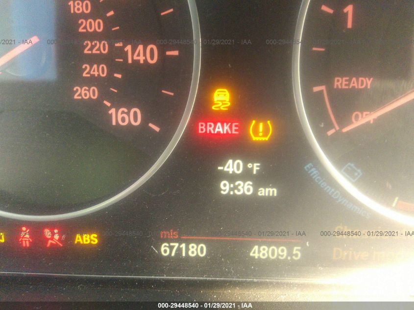 2013 BMW 3 SERIES 328I WBA3A5C50DJ460996