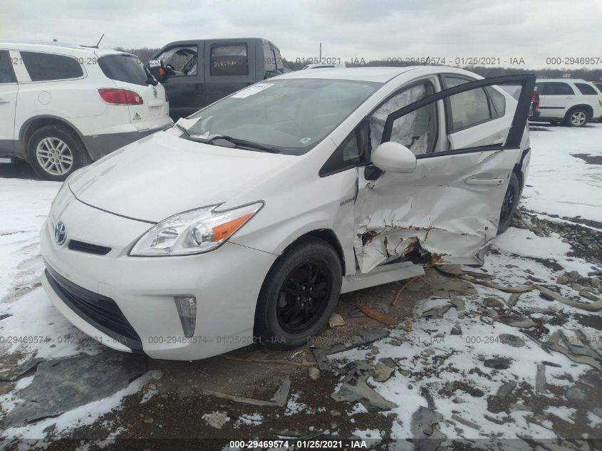2014 TOYOTA PRIUS FOUR/FIVE/THREE/ONE/TWO JTDKN3DU2E1762109