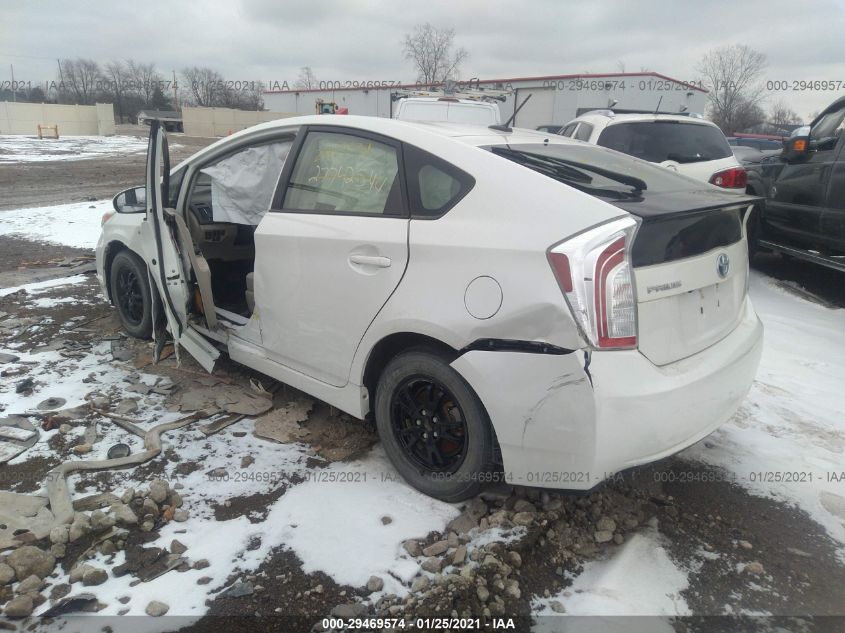 2014 TOYOTA PRIUS FOUR/FIVE/THREE/ONE/TWO JTDKN3DU2E1762109