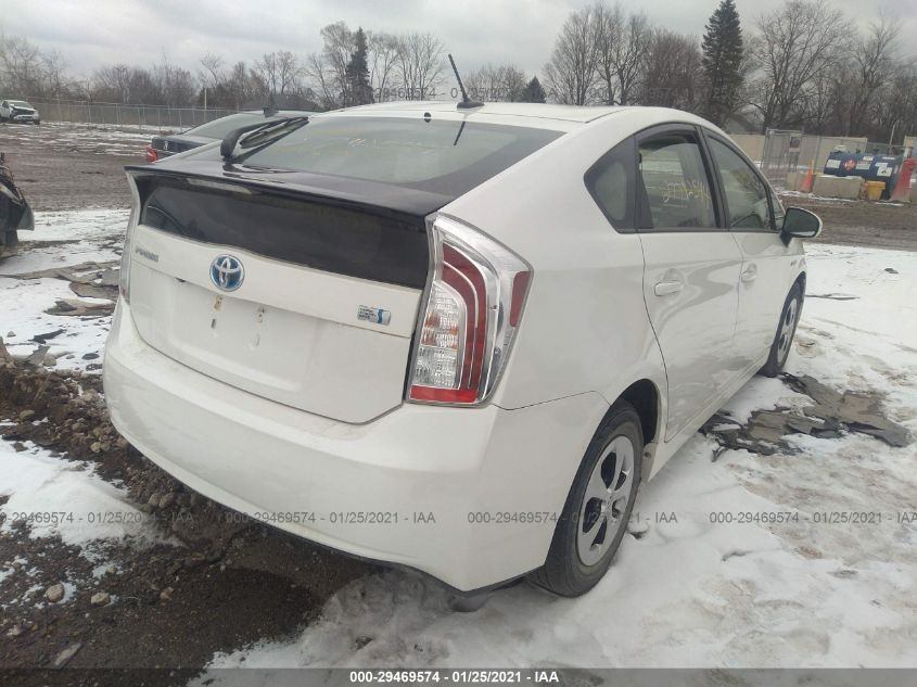 2014 TOYOTA PRIUS FOUR/FIVE/THREE/ONE/TWO JTDKN3DU2E1762109