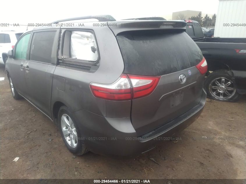 2016 TOYOTA SIENNA LE 5TDKK3DC5GS757475