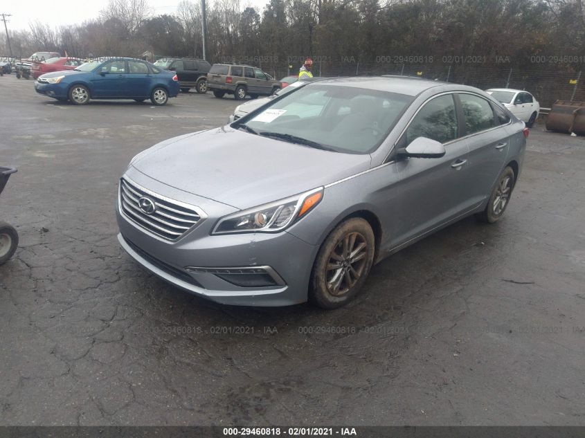 2015 HYUNDAI SONATA 2.4L SE 5NPE24AF6FH155447