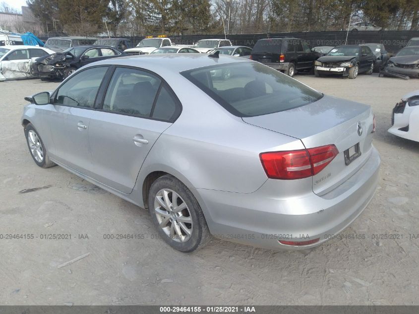 2015 VOLKSWAGEN JETTA SEDAN 1.8T SE 3VWD17AJ1FM209507