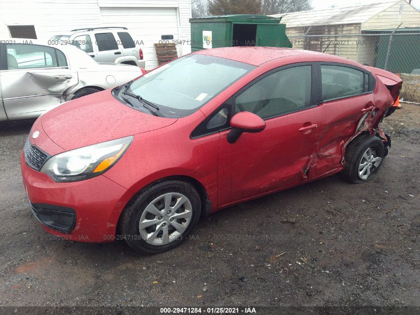 2013 KIA RIO LX KNADM4A30D6215433