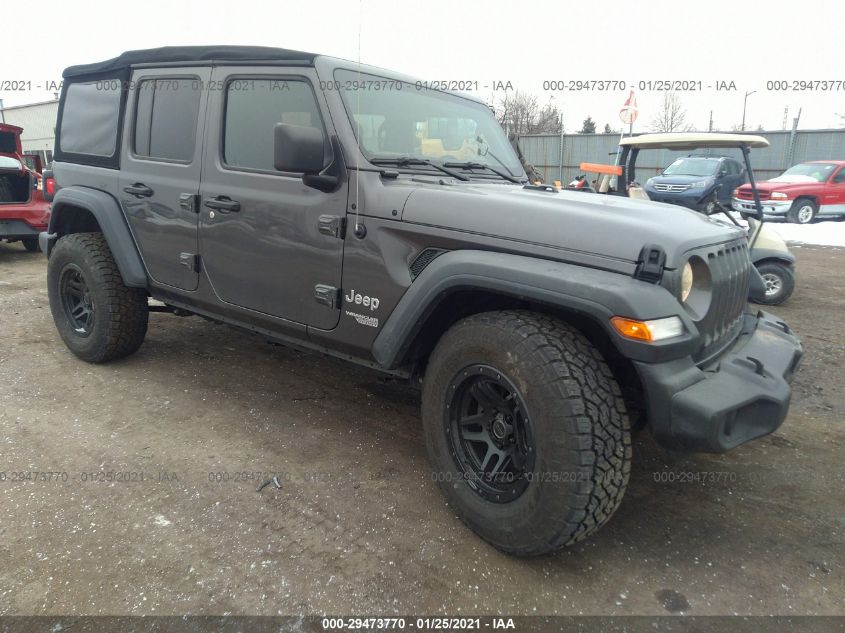 2018 JEEP WRANGLER UNLIMITED SPORT S 1C4HJXDG9JW179315