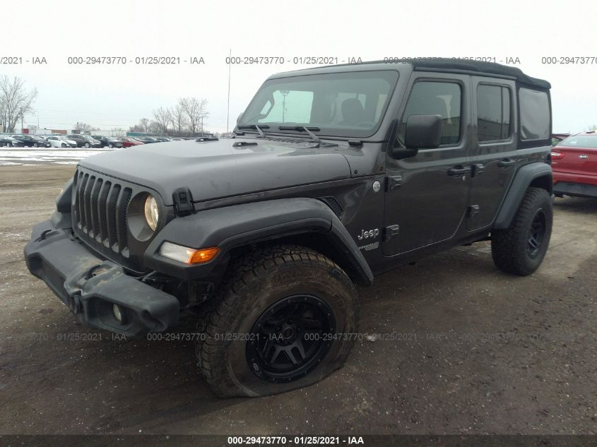 2018 JEEP WRANGLER UNLIMITED SPORT S 1C4HJXDG9JW179315