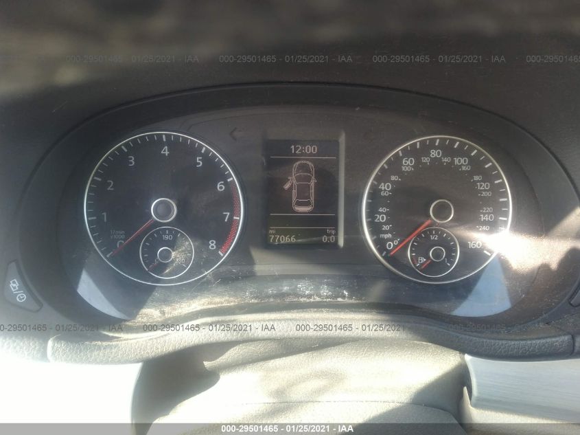 2013 VOLKSWAGEN PASSAT SE W/SUNROOF 1VWBH7A38DC120651