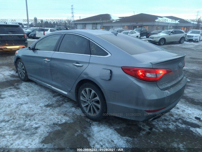 2015 HYUNDAI SONATA 2.4L SPORT 5NPE34AF8FH131910