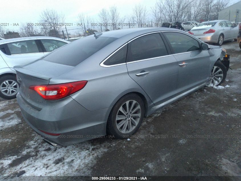 2015 HYUNDAI SONATA 2.4L SPORT 5NPE34AF8FH131910
