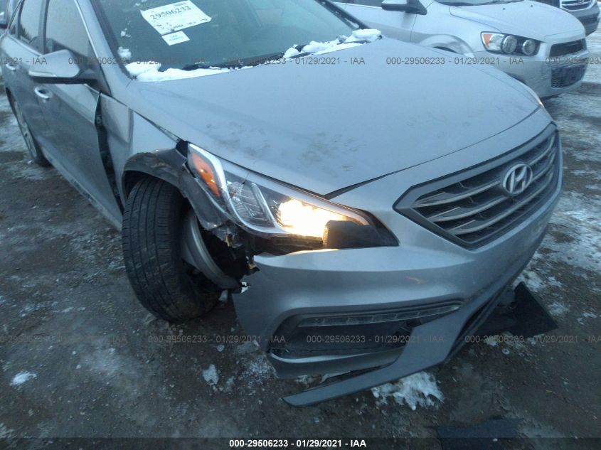 2015 HYUNDAI SONATA 2.4L SPORT 5NPE34AF8FH131910
