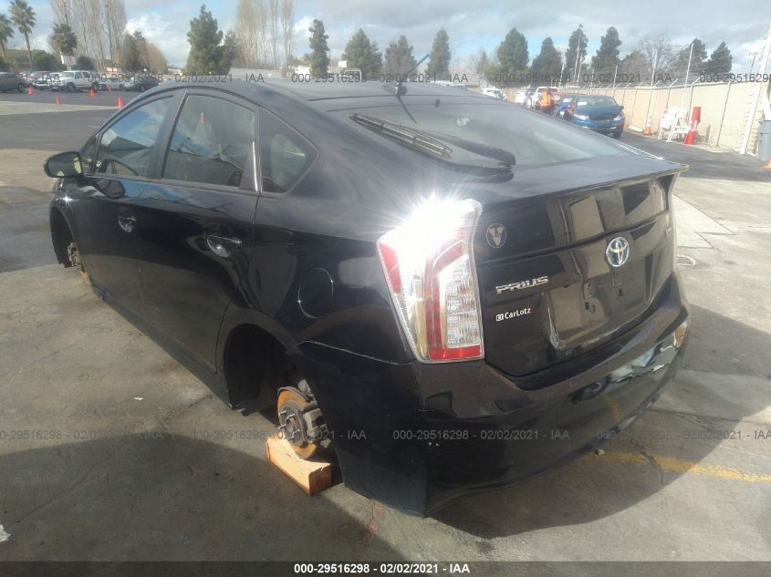 2013 TOYOTA PRIUS ONE/TWO/THREE/FOUR/FIVE JTDKN3DU4D5589250
