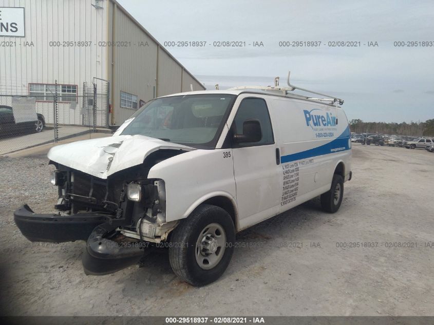2015 CHEVROLET EXPRESS CARGO VAN 1GCWGGCFXF1117800