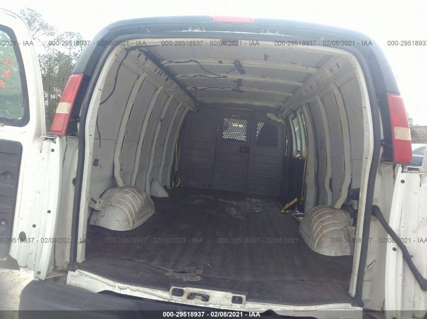 2015 CHEVROLET EXPRESS CARGO VAN 1GCWGGCFXF1117800