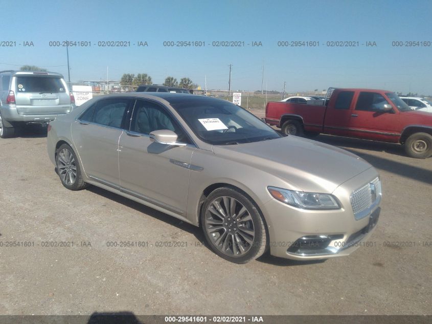 1LN6L9RP7H5637631 LINCOLN CONTINENTAL Photo 1