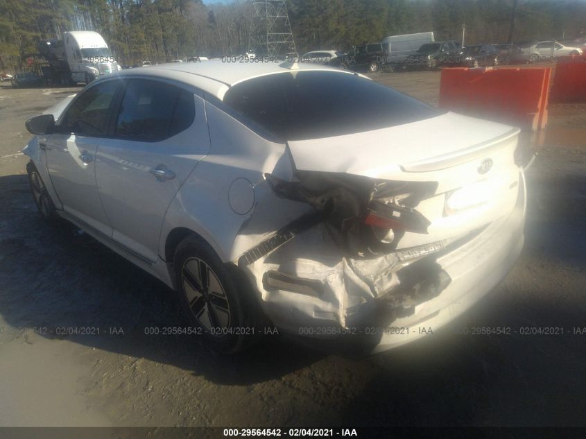 2013 KIA OPTIMA HYBRID LX KNAGM4AD9D5043706
