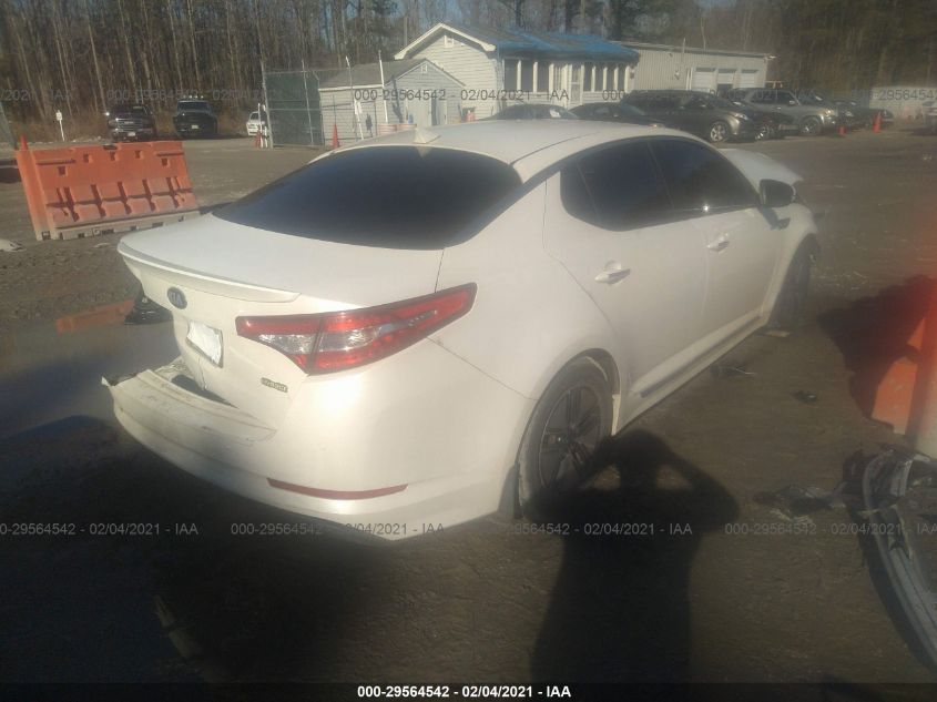 2013 KIA OPTIMA HYBRID LX KNAGM4AD9D5043706