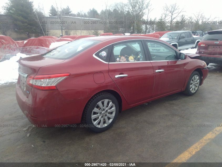 2013 NISSAN SENTRA S 3N1AB7AP1DL637994
