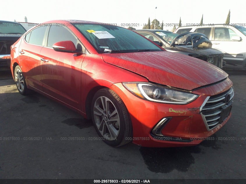 2017 HYUNDAI ELANTRA VIN: 5NPD84LF7HH063760