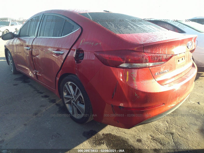 2017 HYUNDAI ELANTRA VIN: 5NPD84LF7HH063760