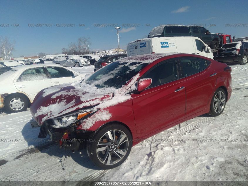 2015 HYUNDAI ELANTRA LIMITED KMHDH4AE5FU381403