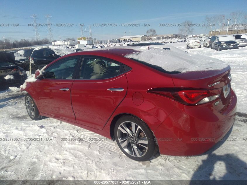 2015 HYUNDAI ELANTRA LIMITED KMHDH4AE5FU381403