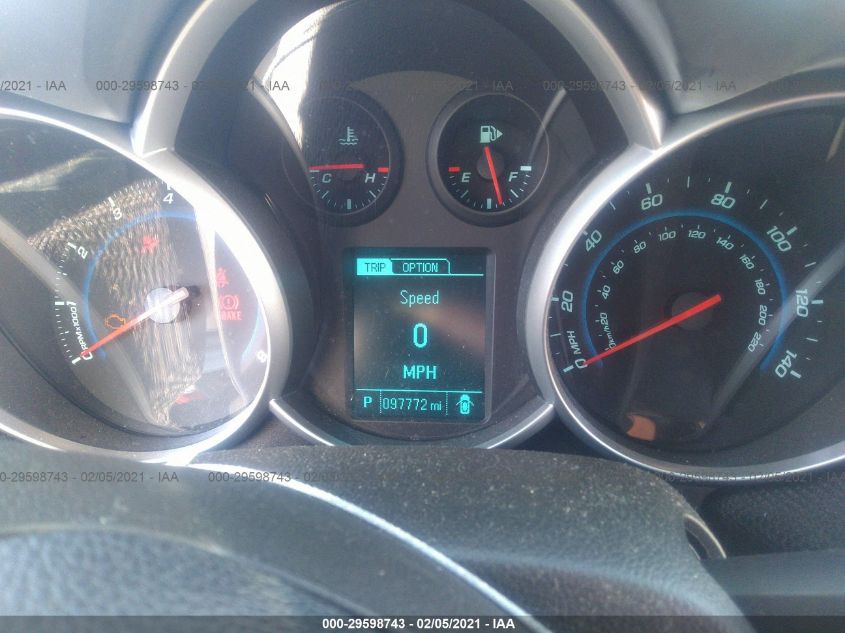 2013 CHEVROLET CRUZE 1LT 1G1PC5SB2D7122320