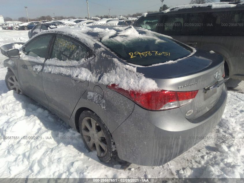 2013 HYUNDAI ELANTRA LIMITED KMHDH4AE3DU712525