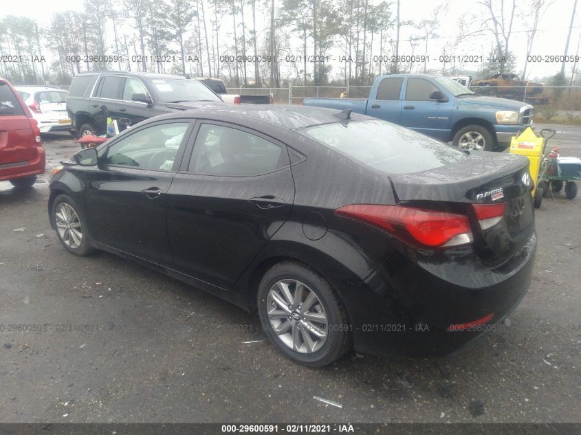 2014 HYUNDAI ELANTRA SE 5NPDH4AE7EH480530