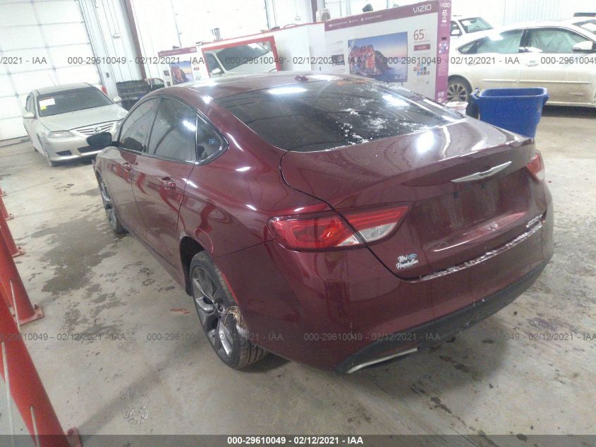 2015 CHRYSLER 200 S 1C3CCCBB8FN715435