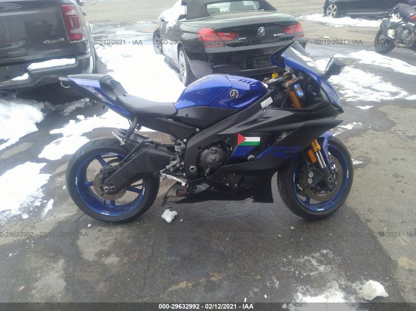 2019 YAMAHA YZFR6 JYARJ28E7KA004071