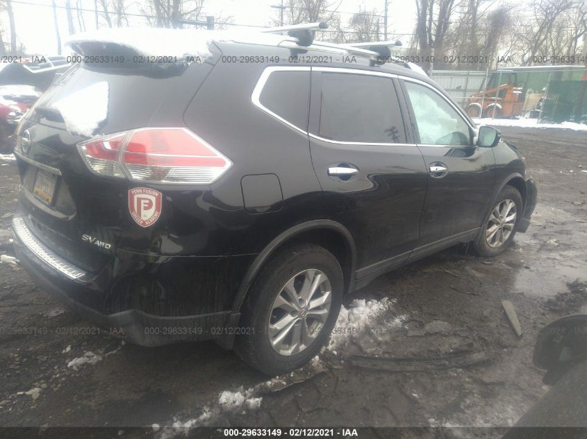 2016 NISSAN ROGUE SV KNMAT2MV0GP696177