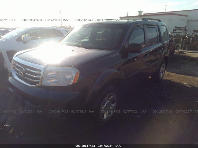 2014 HONDA PILOT LX 5FNYF4H24EB030903