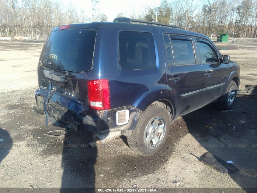 2014 HONDA PILOT LX 5FNYF4H24EB030903