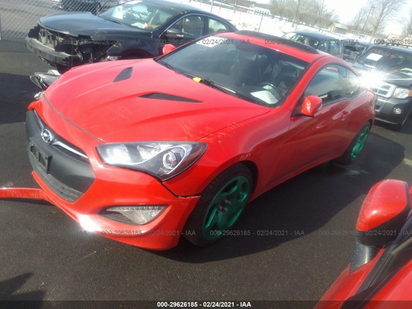 2013 HYUNDAI GENESIS COUPE 3.8 TRACK KMHHU6KJ7DU096803