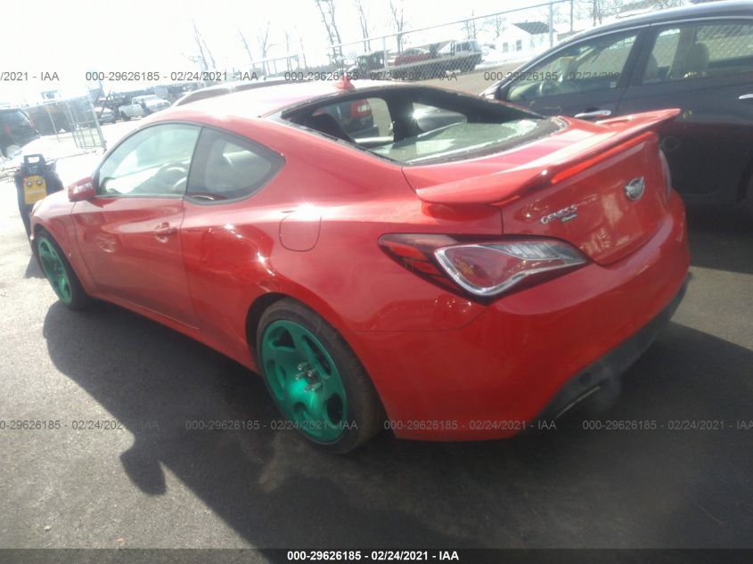 2013 HYUNDAI GENESIS COUPE 3.8 TRACK KMHHU6KJ7DU096803