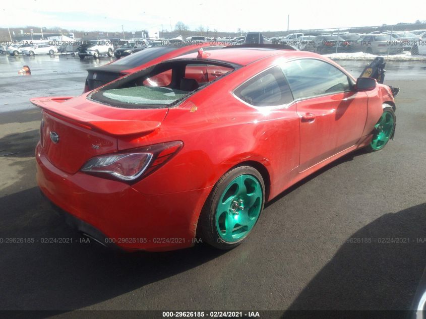 2013 HYUNDAI GENESIS COUPE 3.8 TRACK KMHHU6KJ7DU096803