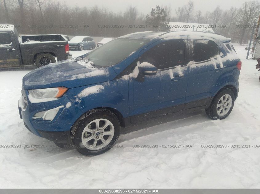 2020 FORD ECOSPORT SE MAJ3S2GE5LC353587