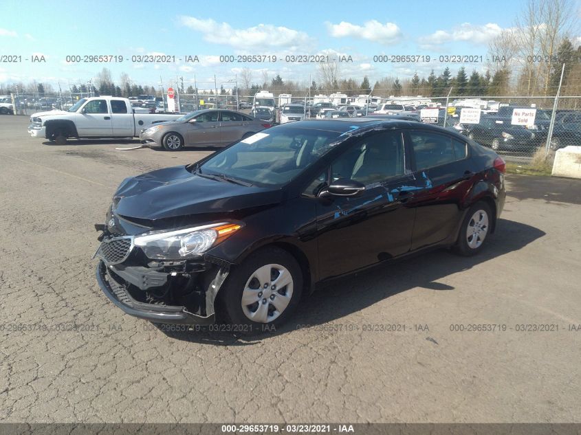 2015 KIA FORTE LX KNAFX4A62F5280206