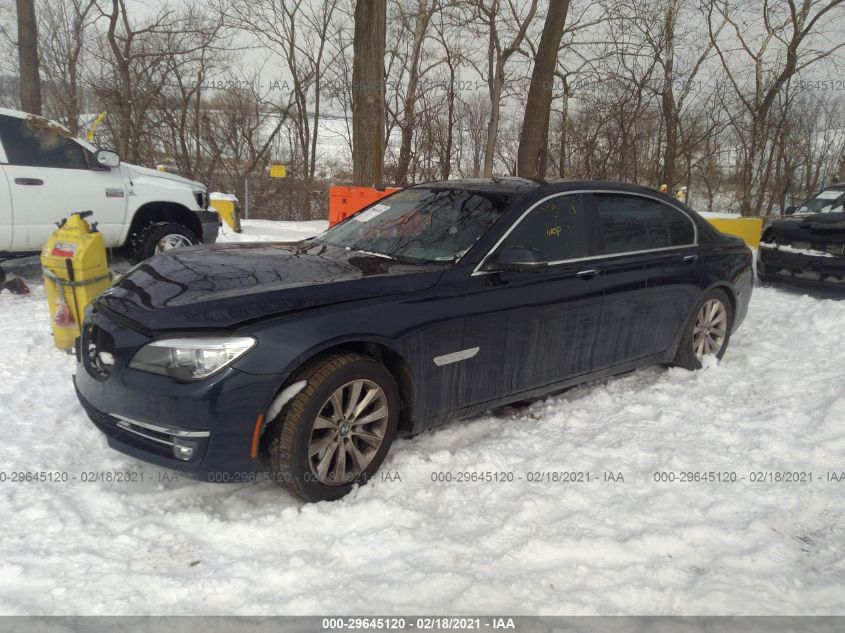 2013 BMW 7 SERIES 740LI XDRIVE WBAYF4C54DD127362