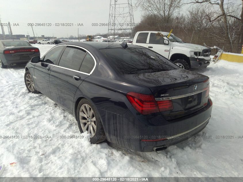 2013 BMW 7 SERIES 740LI XDRIVE WBAYF4C54DD127362