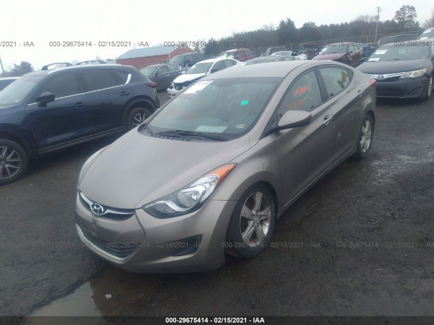 2013 HYUNDAI ELANTRA GLS 5NPDH4AE0DH369333
