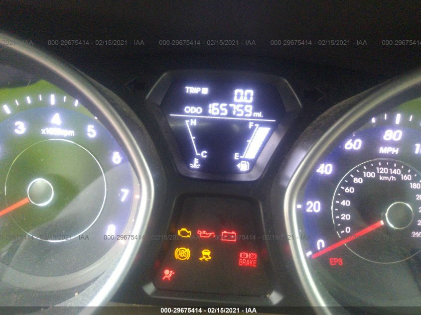 2013 HYUNDAI ELANTRA GLS 5NPDH4AE0DH369333