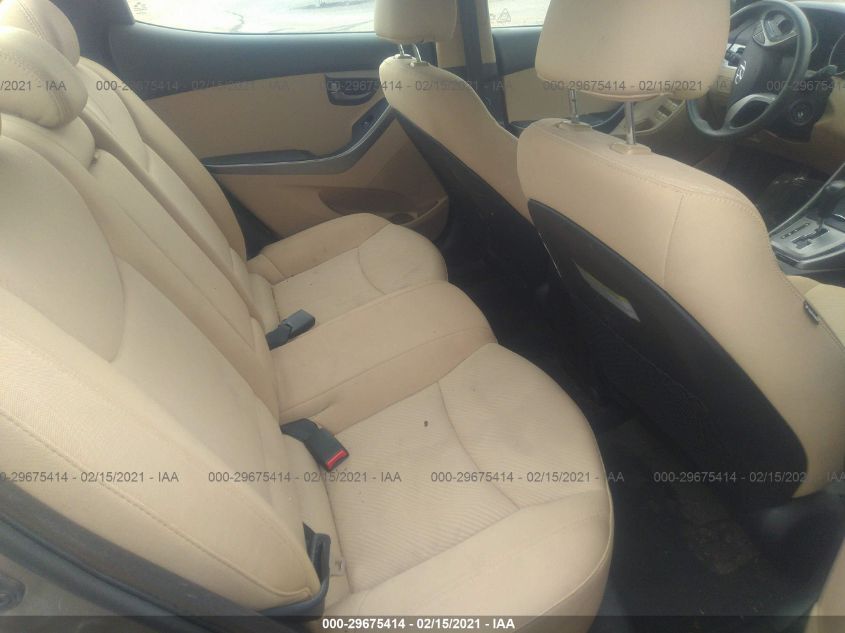 2013 HYUNDAI ELANTRA GLS 5NPDH4AE0DH369333