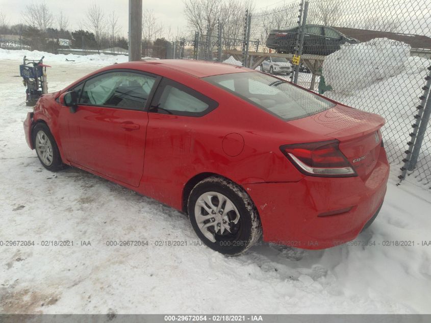 2015 HONDA CIVIC COUPE LX 2HGFG3B53FH529917