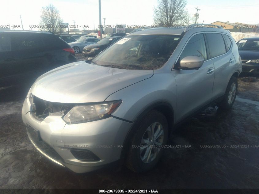 2014 NISSAN ROGUE SV 5N1AT2MVXEC817555