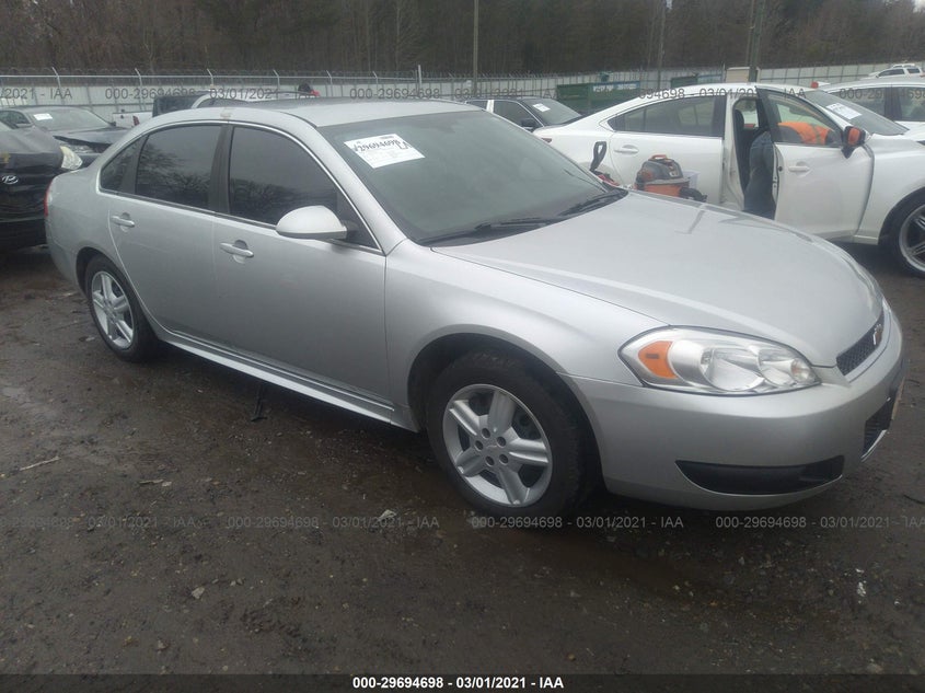 CHEVROLET IMPALA POLICE 2012. Lot# 29694698. VIN 2G1WD5E30C1309838. Photo 1