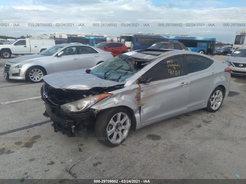 2013 HYUNDAI ELANTRA LIMITED KMHDH4AE2DU639101