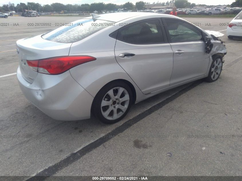 2013 HYUNDAI ELANTRA LIMITED KMHDH4AE2DU639101