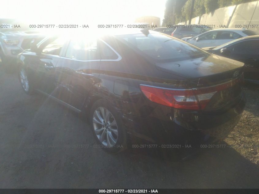 2014 HYUNDAI AZERA KMHFG4JG9EA347378