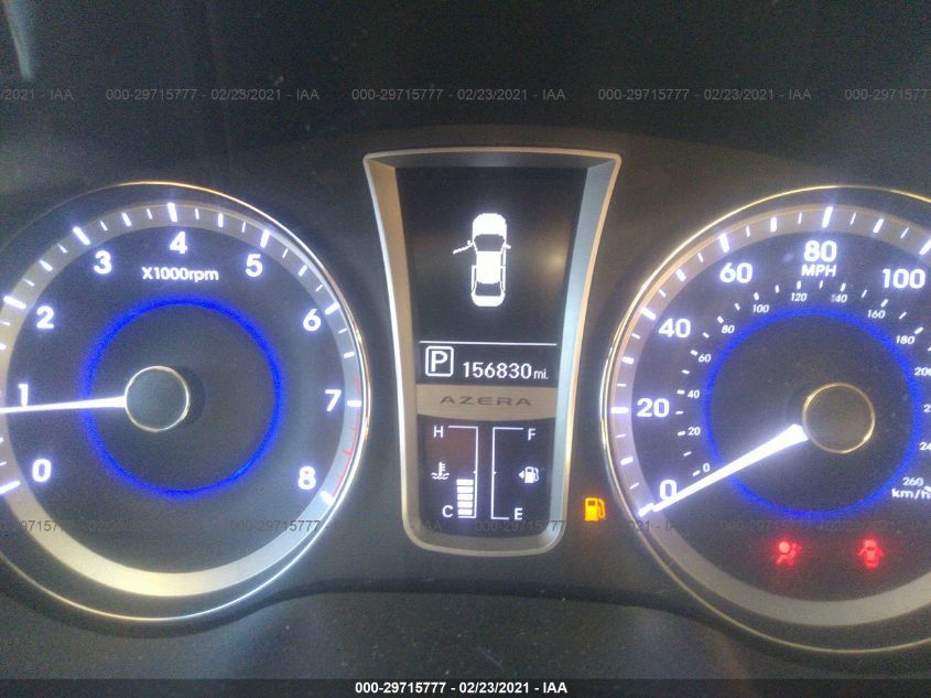 2014 HYUNDAI AZERA KMHFG4JG9EA347378